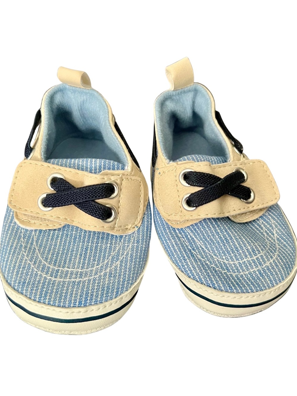 Baby Boy Blue Boat Shoes 6-9 Months